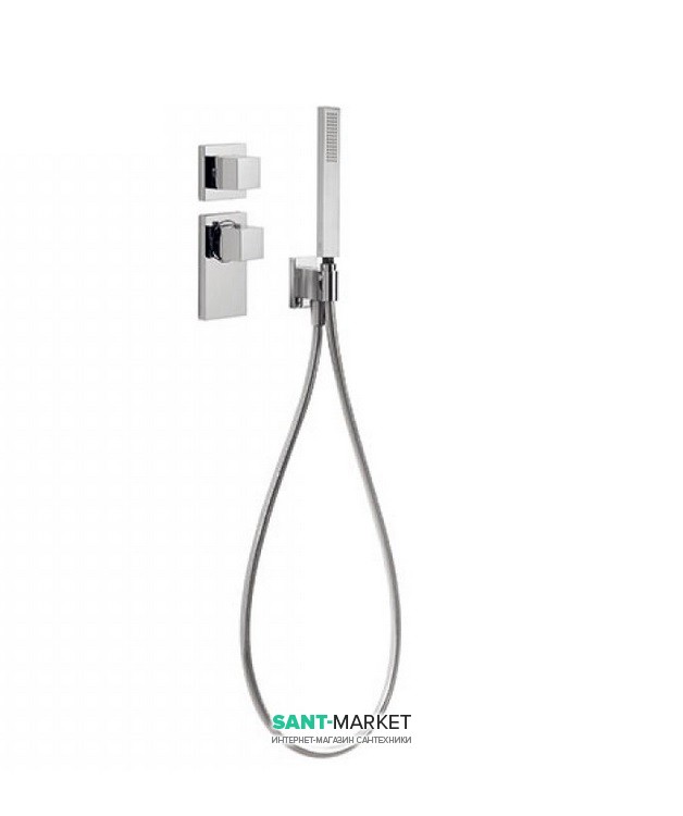 Термостат для душу Tres Block System з ручним душем 1 споживач хром 20625191