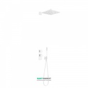 Душевая система Tres Block System colors термостатическая белый матовый 20625201BM