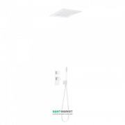 Душевая система Tres Block System colors термостатическая белый матовый 20625204BM