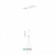 Душевая система Tres Block System colors термостатическая белый матовый 20625202BM