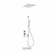 Душова система Tres Block System термостатична з верхнім і ручним душем хром 20625203