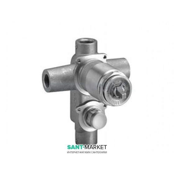 Скрытая часть смесителя для ванны Dornbracht Xstream однорычажный хром 35 115 970 90