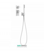 Термостат для душу Tres Block System colors 2 споживача білий матовий 20635291BM