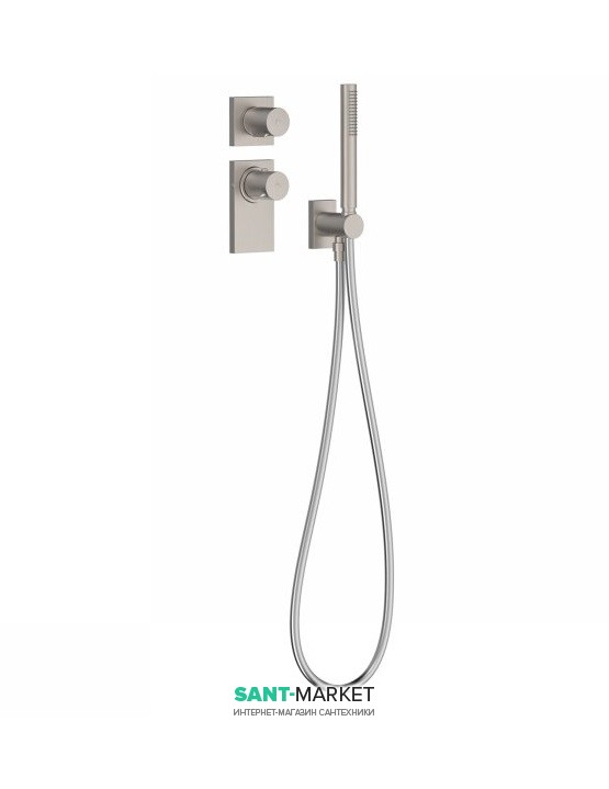 Термостат для душа Tres Block System colors 2 потребителя сталь 20635291AC