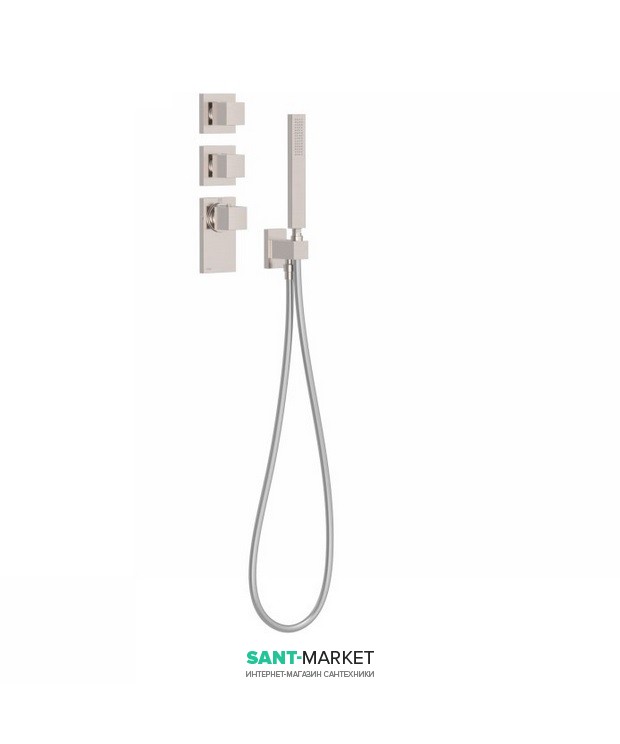 Термостат для душу Tres Block System colors 3 споживача сталь 20625391AC