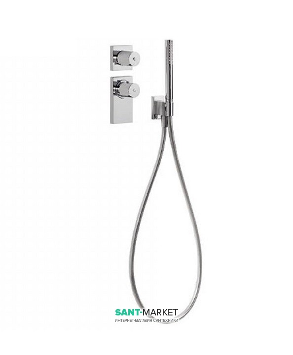 Термостат для душу Tres Block System з ручним душем 1 споживач хром 20635191