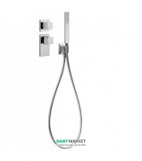 Термостат для душа Tres Block System с ручным душем 2 потребителя хром 20625291