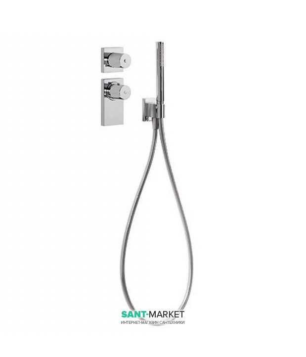 Термостат для душу Tres Block System з ручним душем 2 споживача хром 20635291