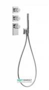 Термостат для душу Tres Block System з ручним душем 3 споживача хром 20635391