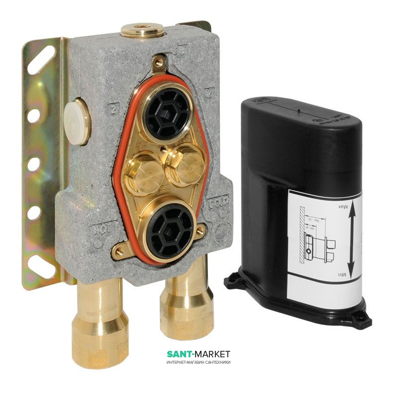 Термостат для змішувача Dornbracht прихованого монтажу без регулювання витрати хром 35 425 970 90