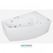 Ванна гидромассажная акриловая PoolSpa Nicole 160х95 R правая система Economy 1 белый PHANF10SO1C0000