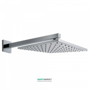 Верхний душ со стены Tres 250х250 мм с кронштейном хром 134233