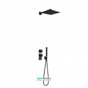 Душова система Tres Block System colors термостатична чорний матовий 20625201NM