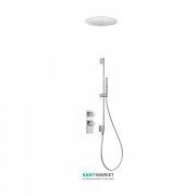 Душевая система Tres Block System термостатическая с верхним и ручным душем хром 20635203