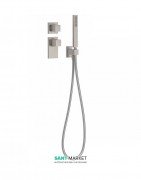 Термостат для душа Tres Block System colors душем 2 потребителя сталь 20625291AC