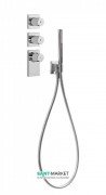Термостат для душу Tres Block System з ручним душем 3 споживача хром 20635391