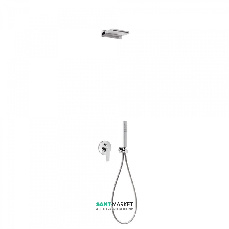 Душевая система Tres Class-Tres с верхним и ручным душем хром 20518004