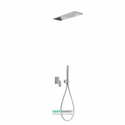 Душова система Tres Cuadro Tres з верхнім і ручним душем хром 00618003