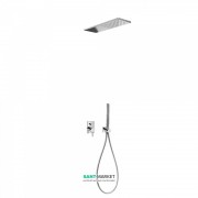 Душова система Tres Max-Tres з верхнім і ручним душем хром 06251601