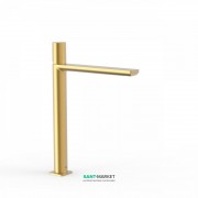 Змішувач для раковини Tres Loft colors одноважільний вилив 220 мм золото матовий 20020306OM
