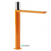 Смеситель для раковины Tres Loft colors однорычажный излив 220 мм апельсиновый/хром 20020306NA