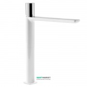 Смеситель для раковины Tres Loft colors однорычажный излив 220 мм белый/хром 20020306BL