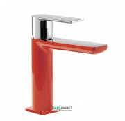 Смеситель для раковины Tres Loft colors однорычажный красный/хром 20010301RO