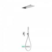 Душова система прихованого монтажу Tres Loft-Tres з верхнім і ручним душем хром 20018005