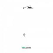 Душова система прихованого монтажу Tres Alplus з верхнім душем хром 20317702