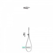 Душова система Tres Loft-Tres з верхнім і ручним душем хром 20018004
