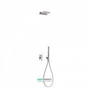 Душова система Tres Max-Tres з верхнім і ручним душем хром 06218005