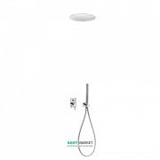 Душевая система Tres Max-Tres с верхним и ручным душем хром 06218009