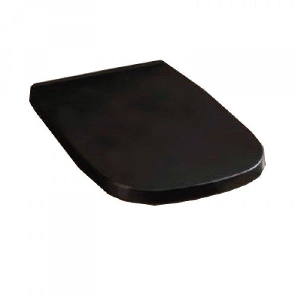 Сидіння з кришкою для унітазу Flaminia Flag Soft Closee тонке з мікроліфтом графіт FGCW03 Grafite