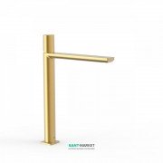 Смеситель для раковины Tres Loft colors однорычажный излив 220 мм золото матовый 20020306OM