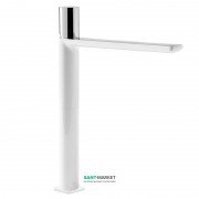 Змішувач для раковини Tres Loft colors одноважільний вилив 220 мм білий/хром 20020306BL