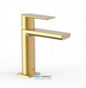 Смеситель для раковины Tres Loft colors однорычажный золото матовый 20010301OM