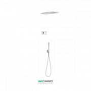 Душова система Tres Shower Technology електронна з термостатом білий матовий 09286551BM