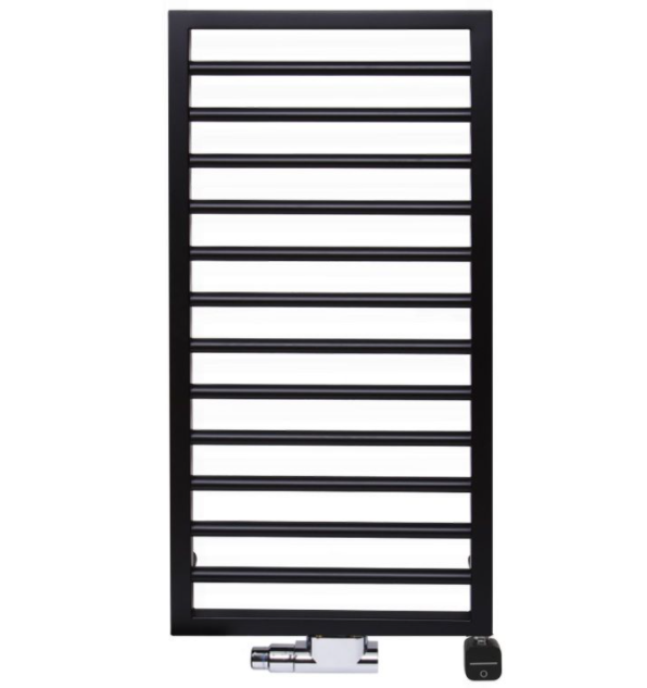 Полотенцесушитель комбинированный Zehnder Subway Inox с тэном Nex скрытого монтажа черный матовый SUBI-100-045-9005-NEX-MB