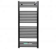 Полотенцесушитель водяной Zehnder Virando для закрытых систем отопления черный матовый AB-120-050-9017