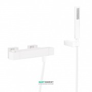 Термостат для душу Tres Slim colors з ручним душем білий матовий 20216409BM