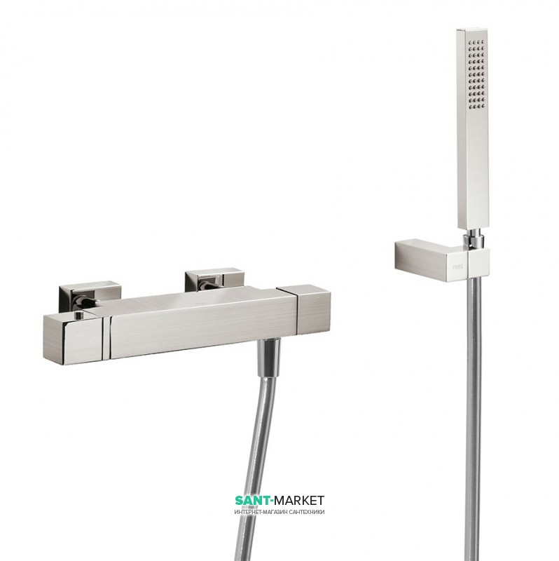 Термостат для душу Tres Slim colors з ручним душем сталь 20216409AC