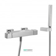 Термостат для ванной Tres Slim-Tres с каскадным изливом и ручным душем хром 20217409