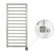 Полотенцесушитель електричний Zehnder Subway Inox з теном Nex прихованого монтажу нержавіюча сталь SUBI-100-045-NEX-HID