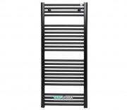 Полотенцесушитель водяний Zehnder Virando для закритих систем опалення чорний матовий AB-120-050-9017