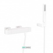 Термостат для душу Tres Slim colors з ручним душем білий матовий 20216409BM