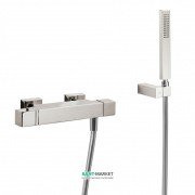Термостат для душу Tres Slim colors з ручним душем сталь 20216409AC