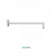 Настінний душовий кронштейн Tres 400 мм білий матовий 06243201BM