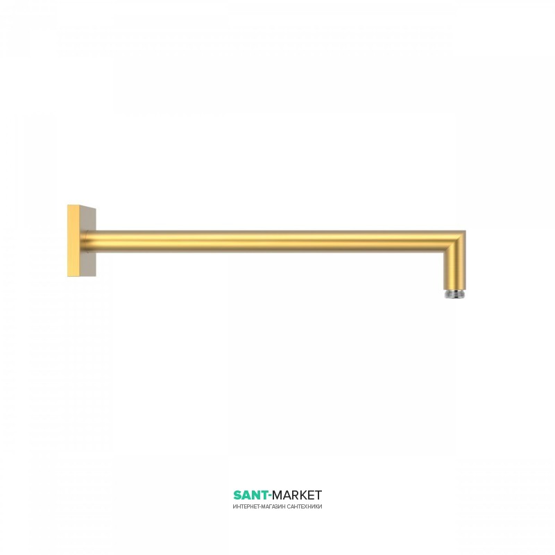 Настенный душевой кронштейн Tres 400 мм золото матовый 06243201OM