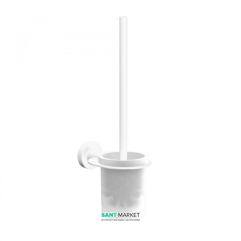 Щетка для унитаза Sonia Tecno Project White настенный матовое стекло/латунь белый матовый 166176