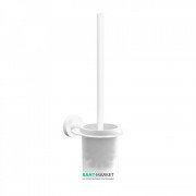 Щетка для унитаза Sonia Tecno Project White настенный матовое стекло/латунь белый матовый 166176